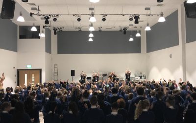Make Some Noise visits Christ the Word Catholic School