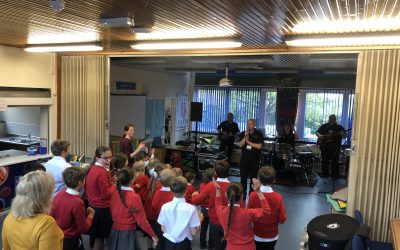 Make Some Noise visits Ysgol Bodfari